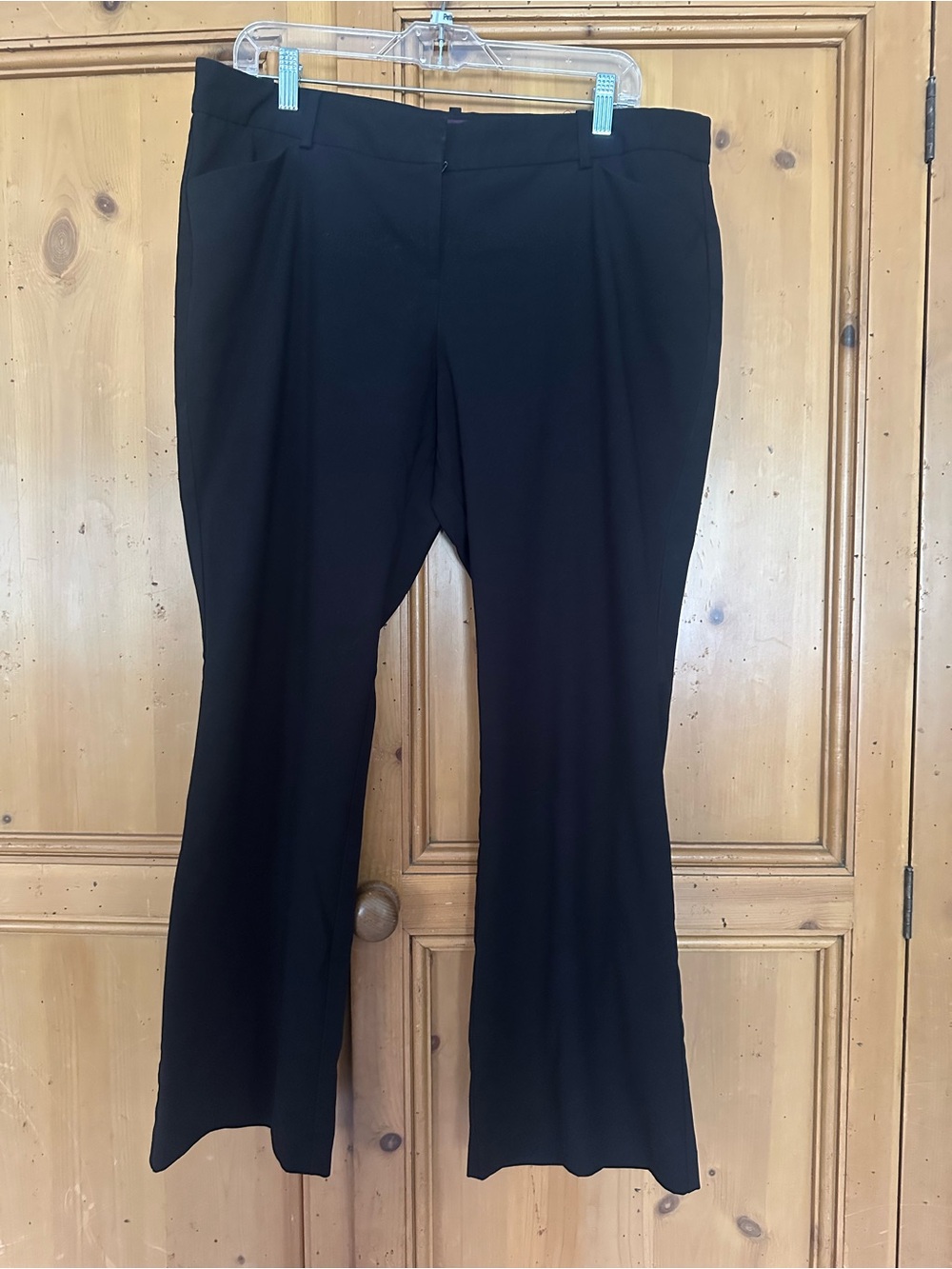 Roz & Ali Petite Classic Black Women's Dress Pants